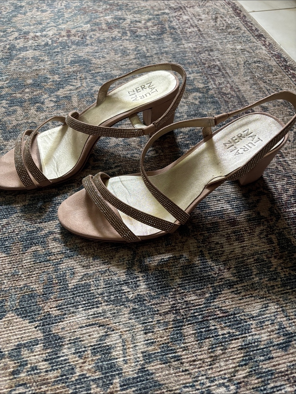 Naturalizer Taupe Vanessa Block Heels